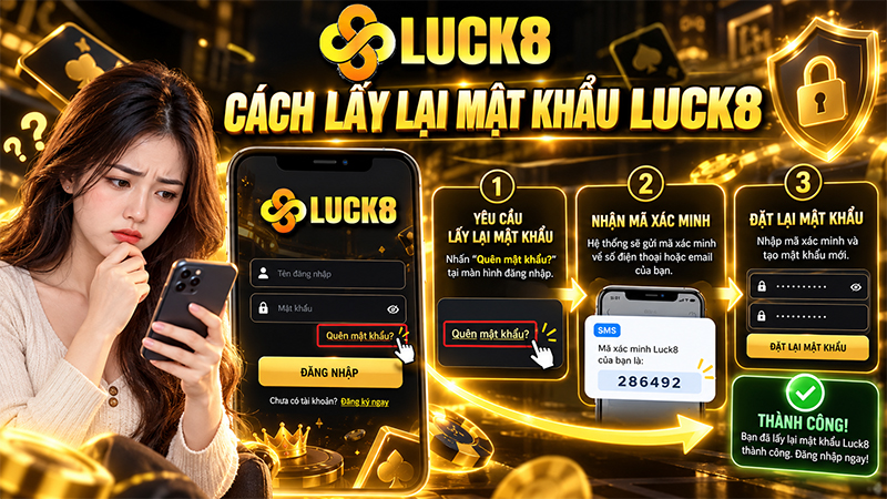 Cách Lấy Lại Mật Khẩu Luck8